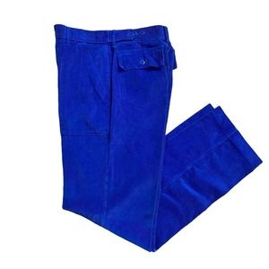 Vintage High Waisted Blue Corduroy Pants size 11